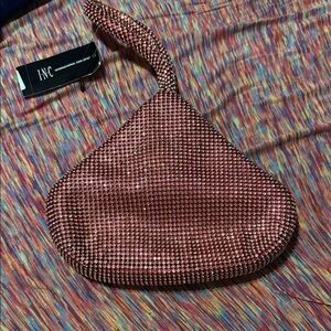 INC International Concepts Red Beaded Purse